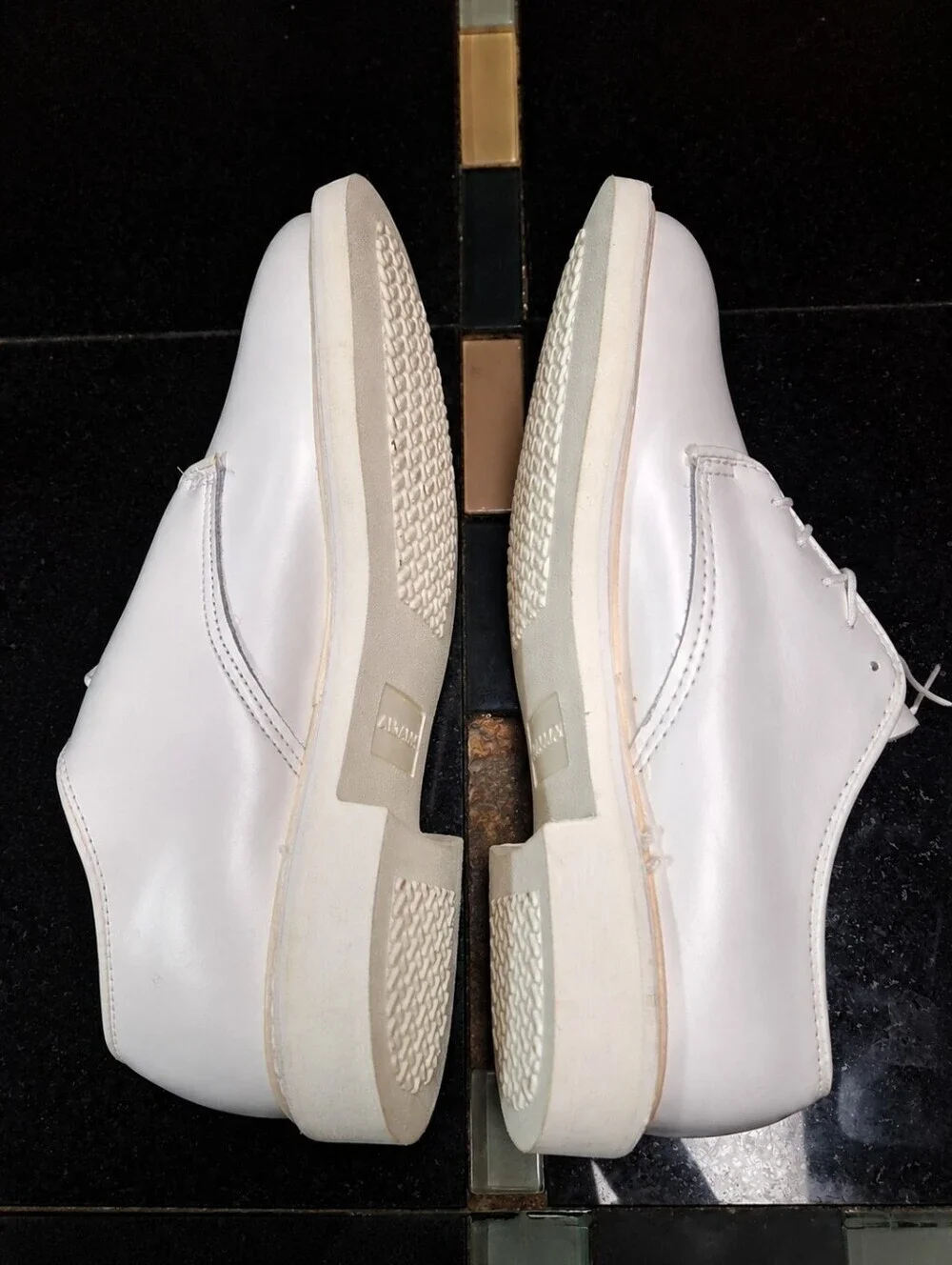 Altama White Leather Lace-Up  Oxford Dress Shoes Military USA Made Men Size 8